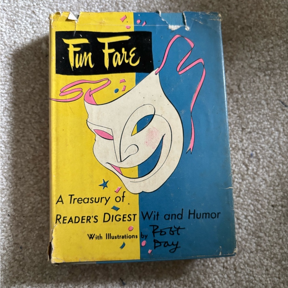 Fun Fare Book with Mask Illustration